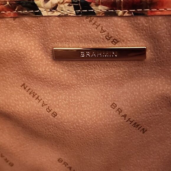 Brahmin Animal Print Leaf Handbag with Strap - Picture 7 of 9